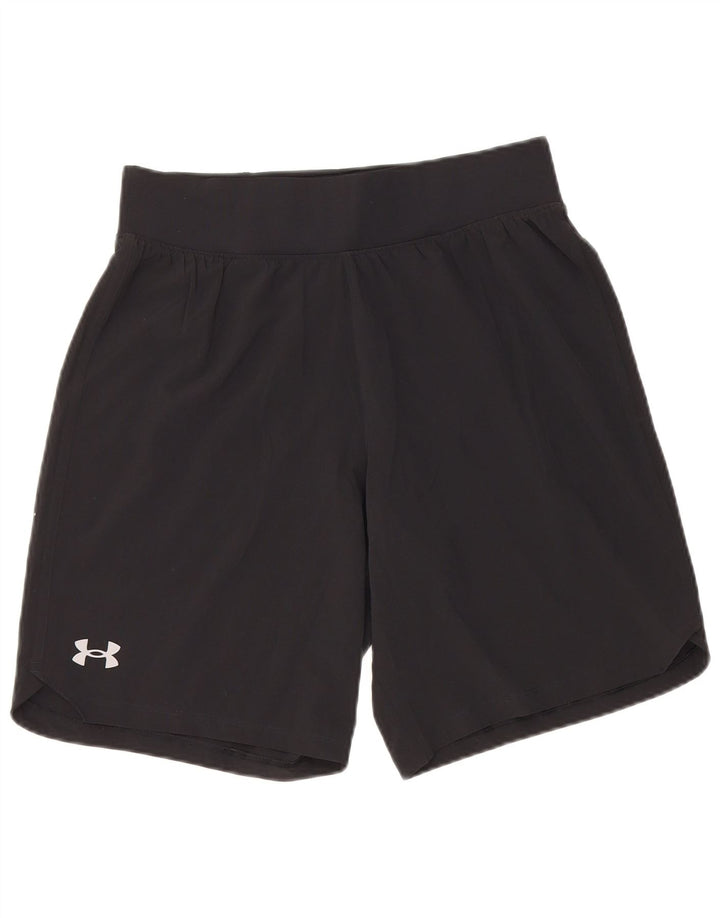 Pantaloncini sportivi da uomo Under Armour medio nero poliestere