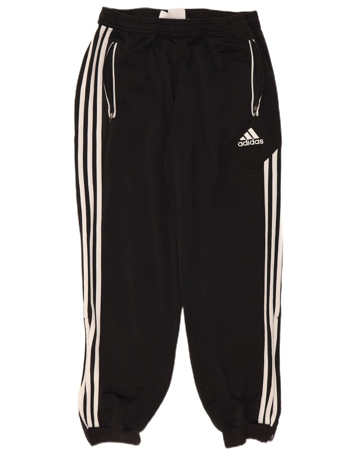 Pantaloni da tuta da uomo Adidas Joggers UK 40/42 Medium Nero Poliestere