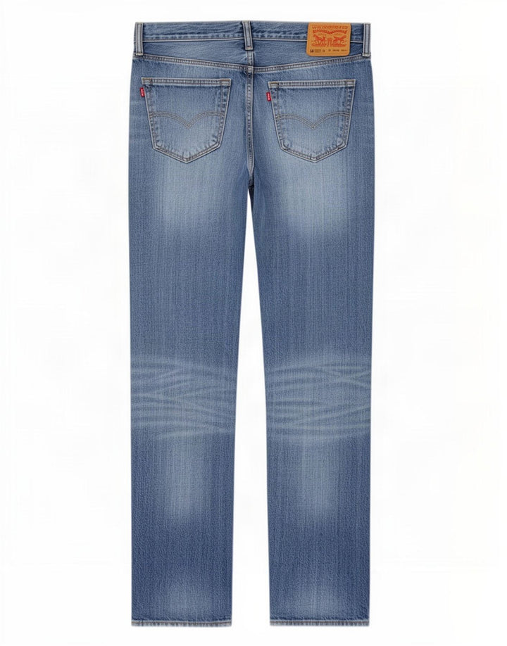 Jeans dritti Levi's 501 da donna W33 L38 cotone blu