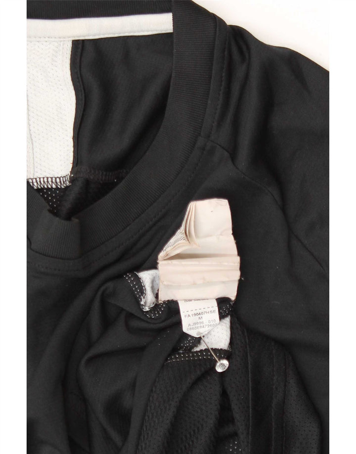 T-shirt da uomo Nike Top in poliestere color block medio nero