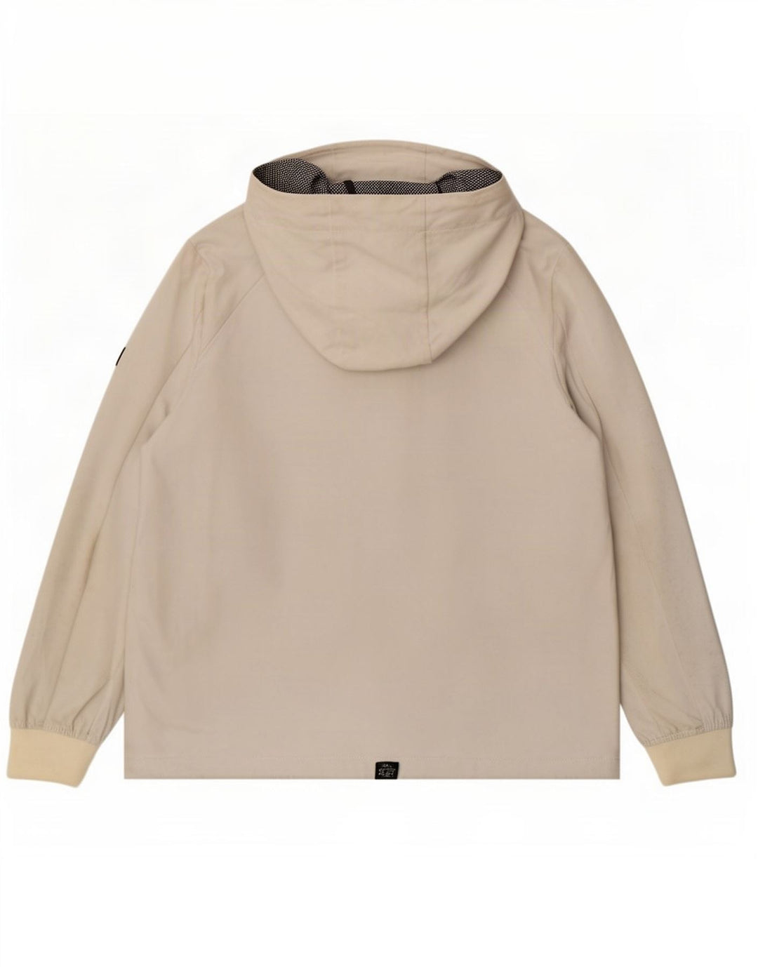 Giacca antipioggia da donna con cappuccio Superdry UK 12 poliestere bianco medio