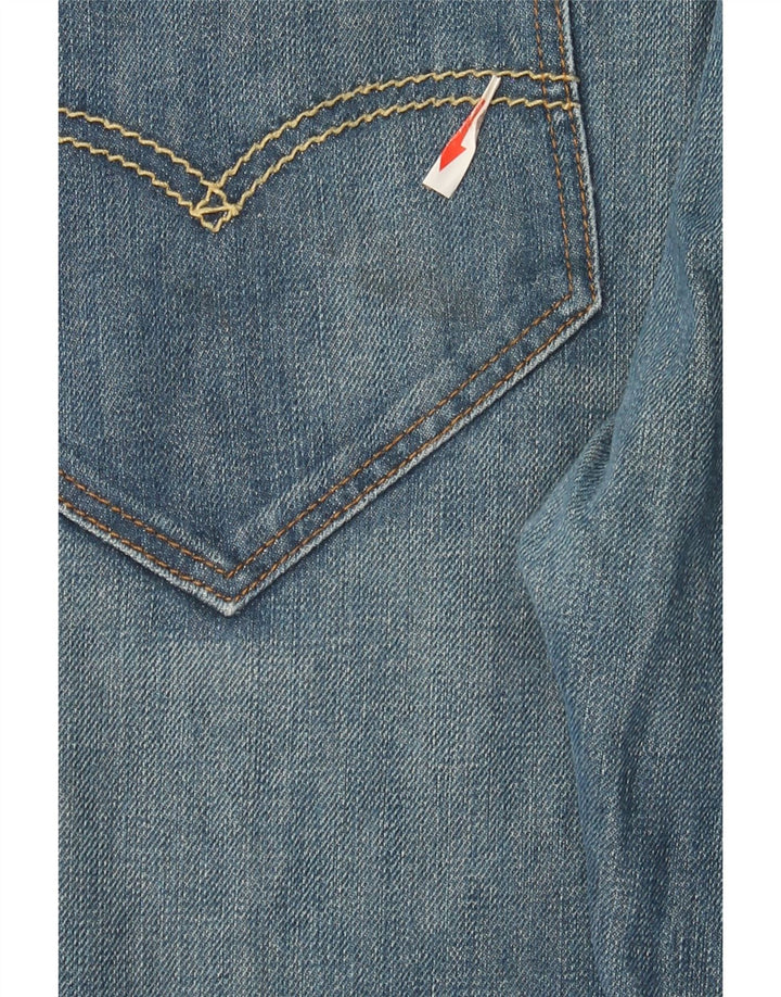 Levi's Uomo 508 Slim Jeans W33 L31 Cotone Blu
