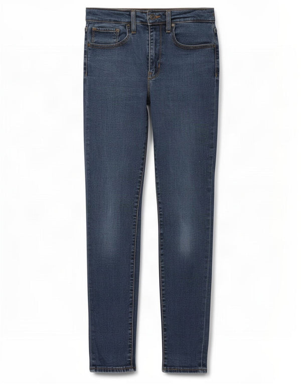 Jeans skinny a vita alta da donna Levi's W27 L30 Lyocell blu
