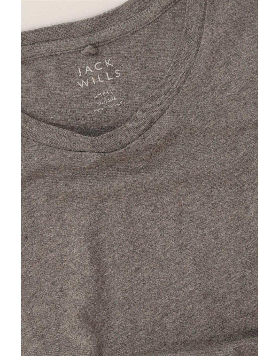 T-shirt da uomo Jack Wills Top piccola grigia chiazzata
