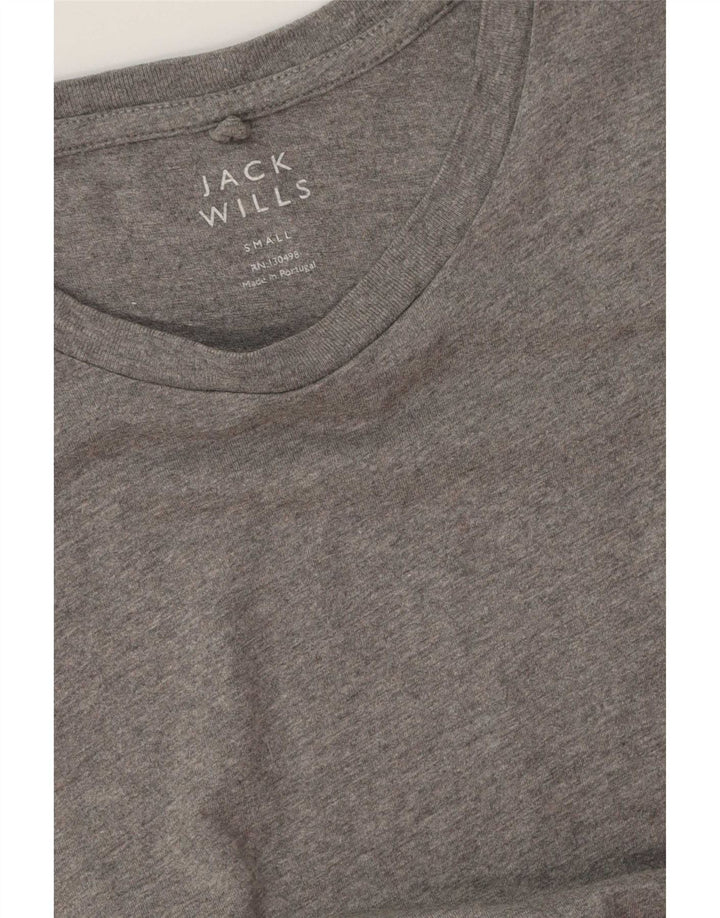 T-shirt da uomo Jack Wills Top piccola grigia chiazzata