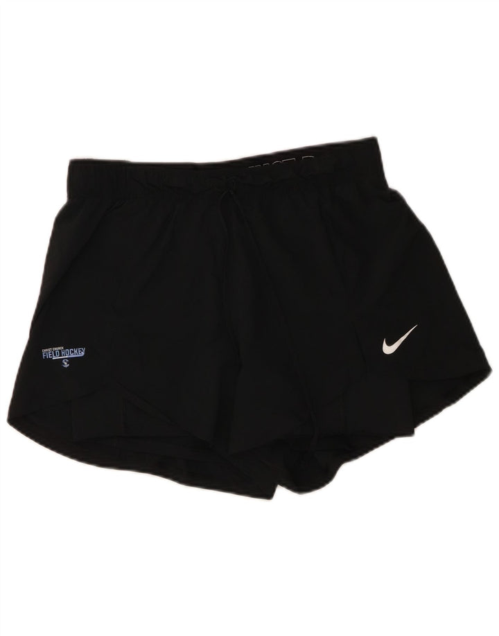 Pantaloncini sportivi Nike da donna UK 14 medio nero poliestere