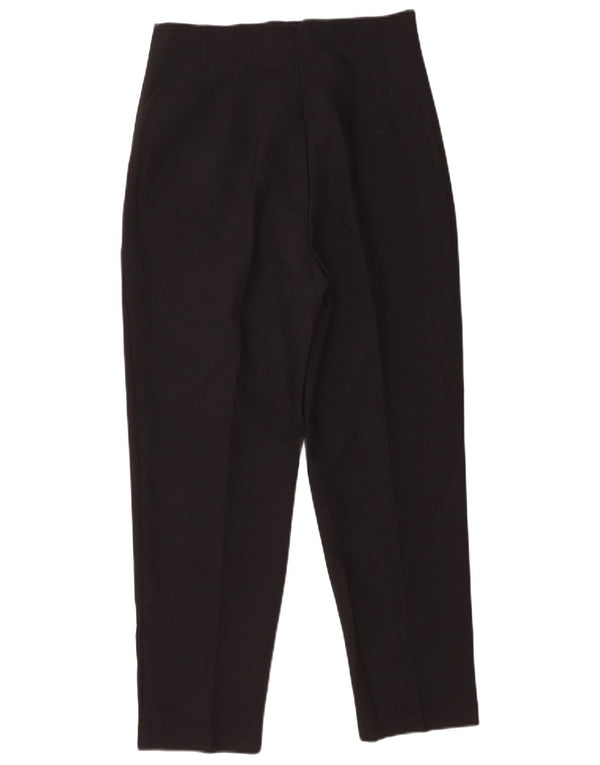 Pantaloni casual affusolati a vita alta da donna Zara medi W28 L27 neri