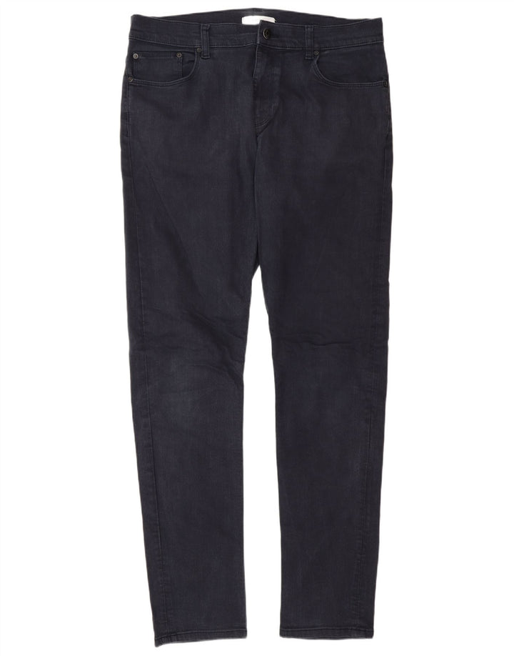 Jeans slim da uomo Reiss W34 L32 cotone blu navy