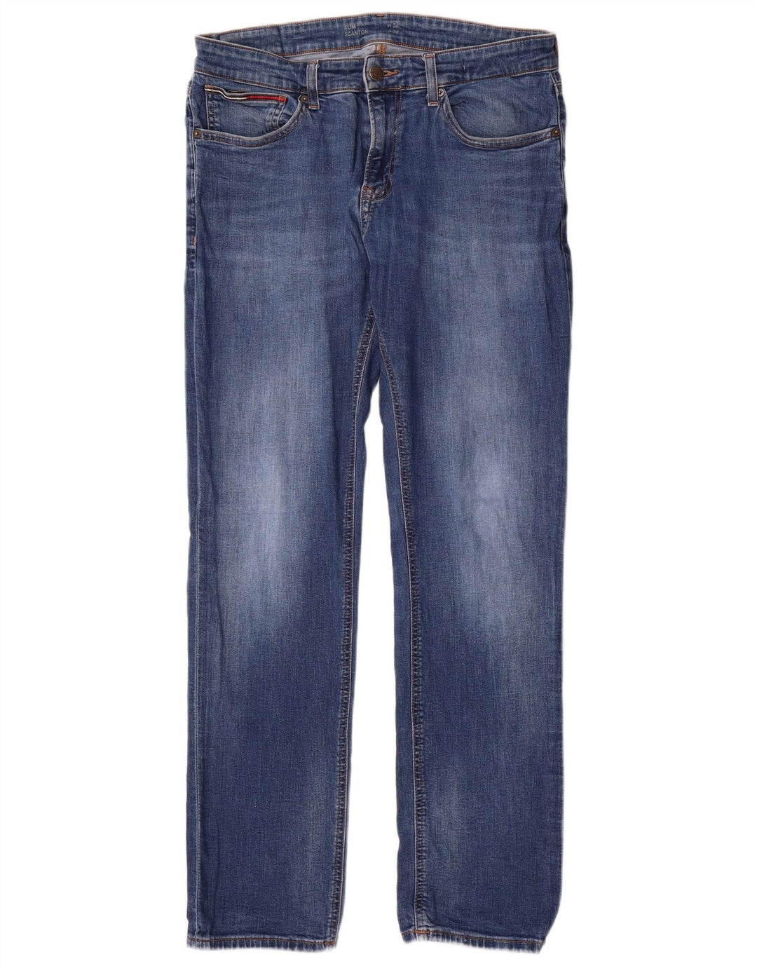 TOMMY HILFIGER Jeans slim Scanton da uomo W34 L32 cotone blu