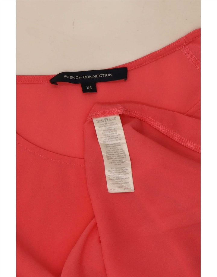 Camicetta ampia da donna French Connection, vestibilità ampia, UK 6 XS, poliestere rosa