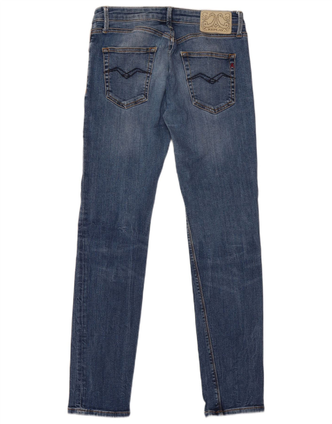Jeans slim da donna Replay W29 L30 cotone blu
