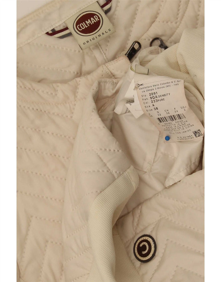 Giacca trapuntata da donna Colmar EU 38 poliestere bianco medio