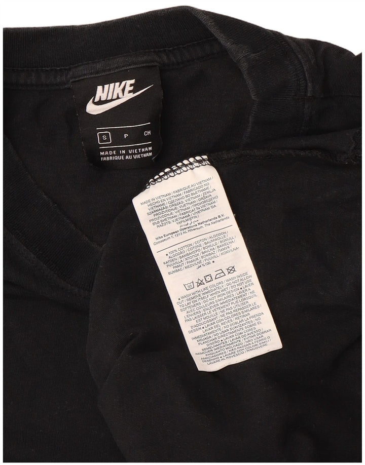 T-shirt Nike da uomo Top Small in cotone nero