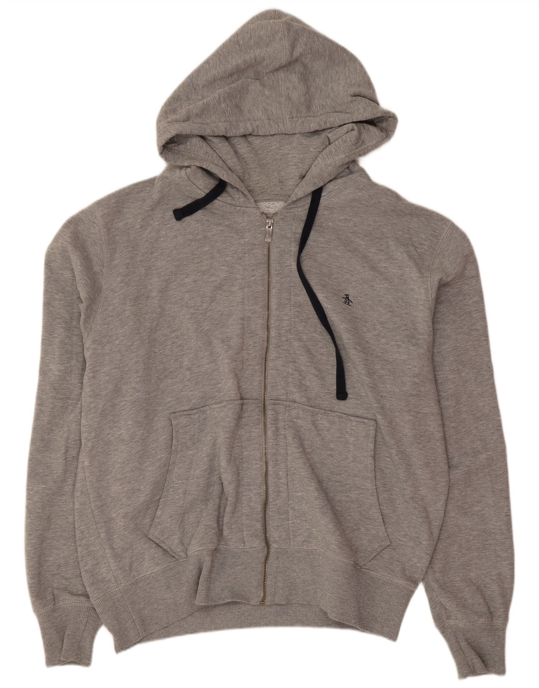 Felpa con cappuccio e zip da uomo Penguin 2XL Poliestere grigio