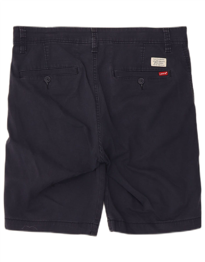Pantaloncini chino da uomo Levi's W31 cotone blu navy medio