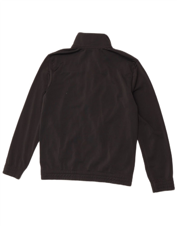 Giacca da tuta ADIDAS da ragazzo 10-11 anni in poliestere color block nero