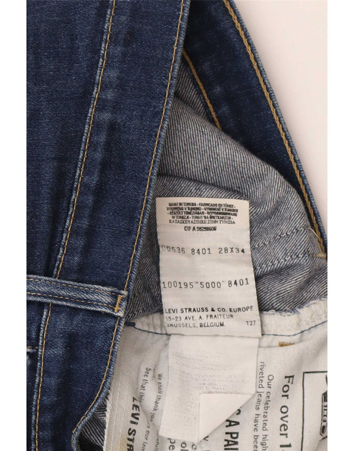 Jeans slim da donna Levi's W28 L34 cotone blu navy