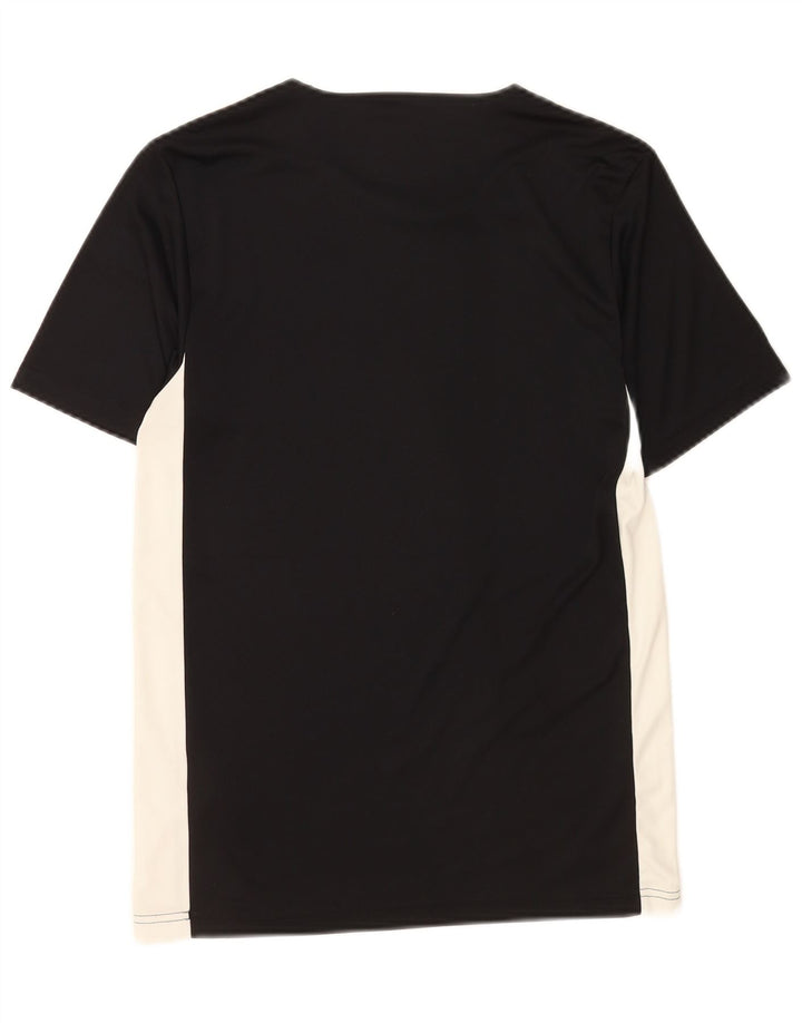 T-shirt Adidas Climalite da uomo Top XS poliestere color block nero