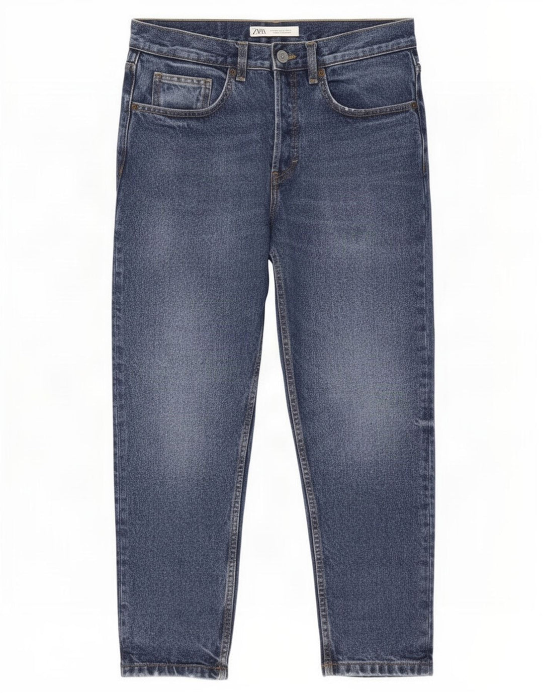 Jeans corti da uomo Zara EU 40 medio W31 L25 blu