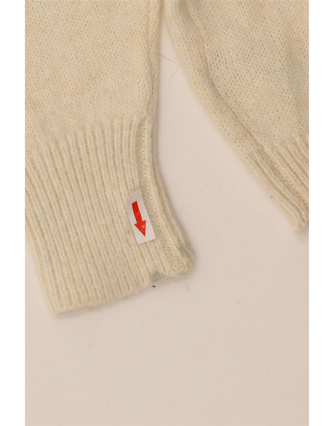 Maglione maglione girocollo da donna Marks & Spencer UK 14 medio bianco