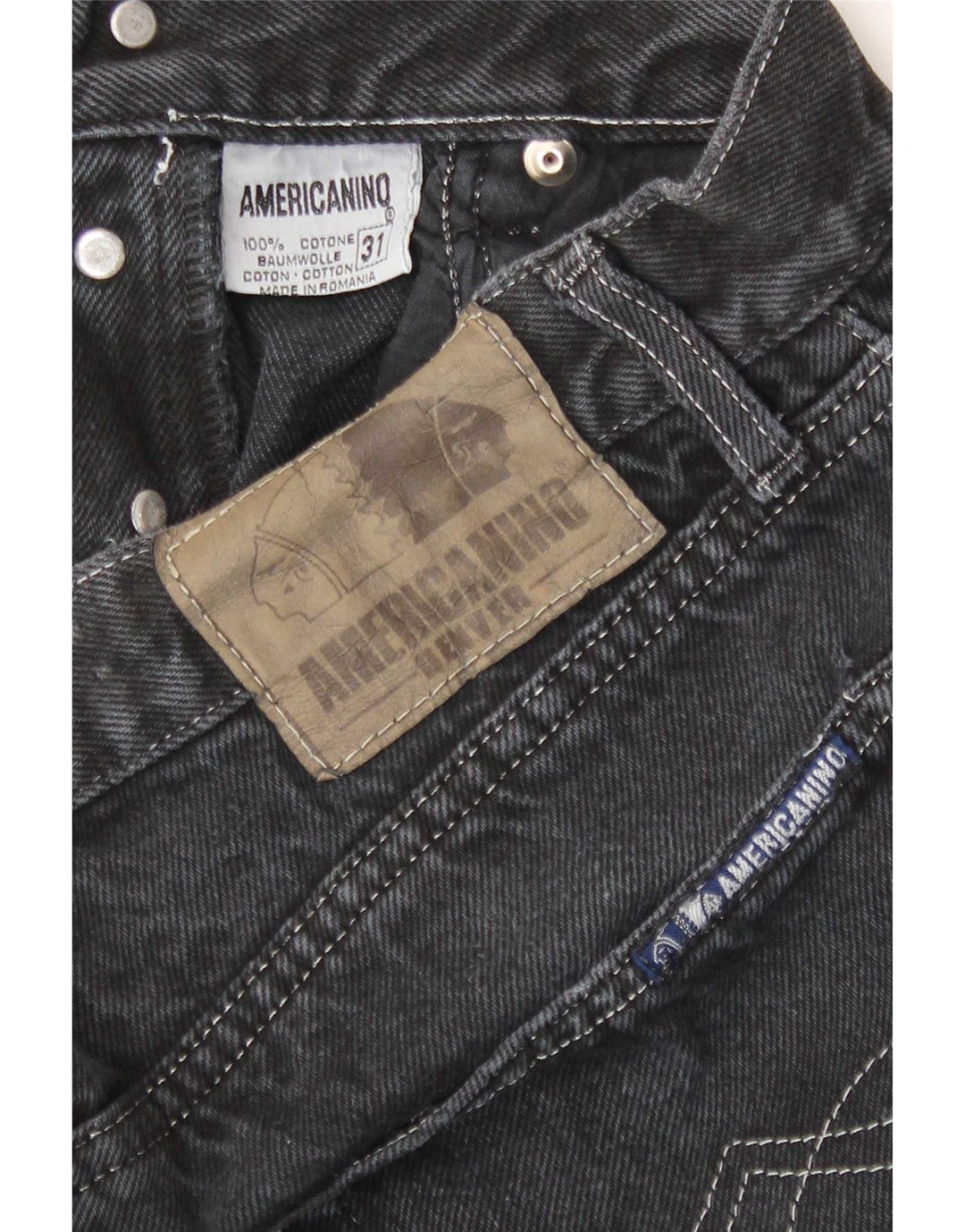 Jeans dritti da uomo Americanino W31 L32 cotone grigio