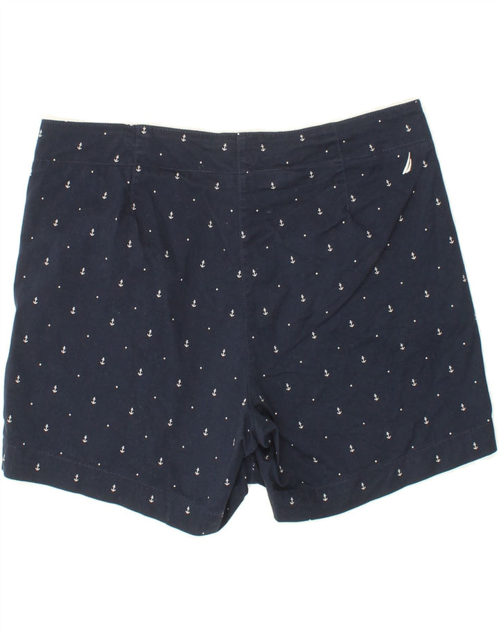 NAUTICA Womens Chino Shorts US 10 Large W32 Navy Blue Vintage Nautica and Second-Hand Nautica from Messina Hembry 