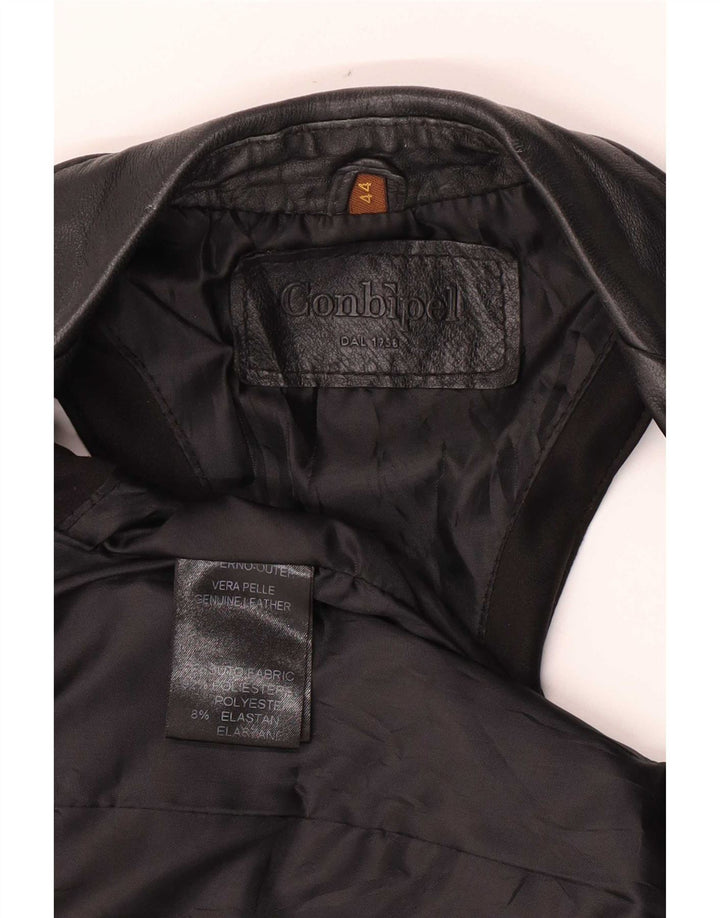 Gilet Donna Conbipel IT 44 Medio Pelle Nero