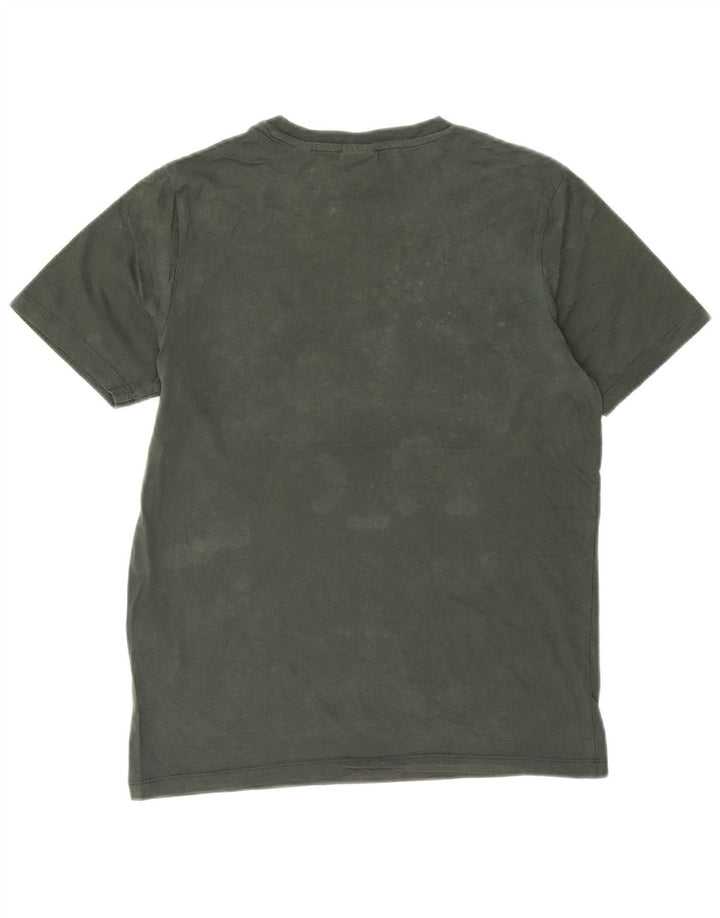 T-shirt grafica da uomo Jack & Jones Top in cotone verde medio