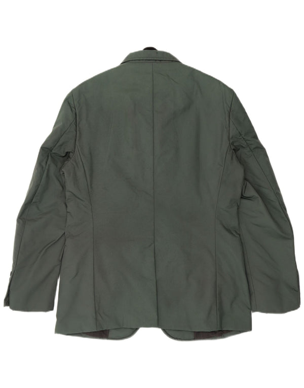Refrigiwear Giacca Blazer 5 Bottoni Uomo IT 50 Large Verde Poliammide