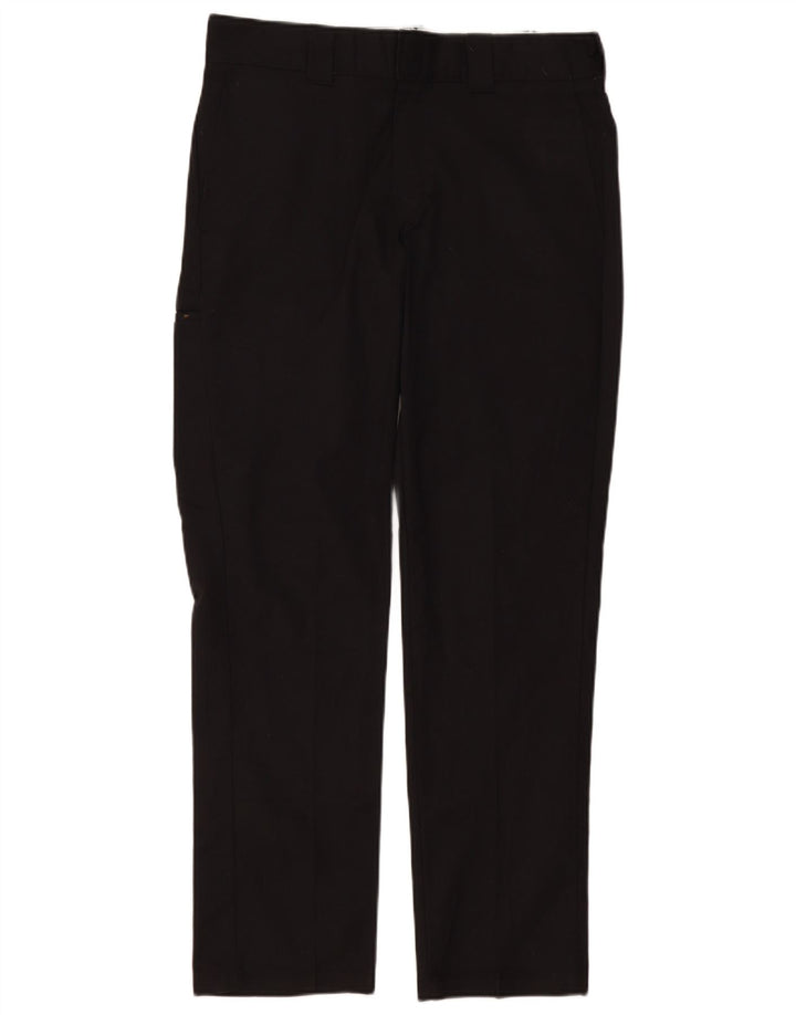 DICKIES Pantaloni cargo slim affusolati da uomo W34 L32 poliestere nero