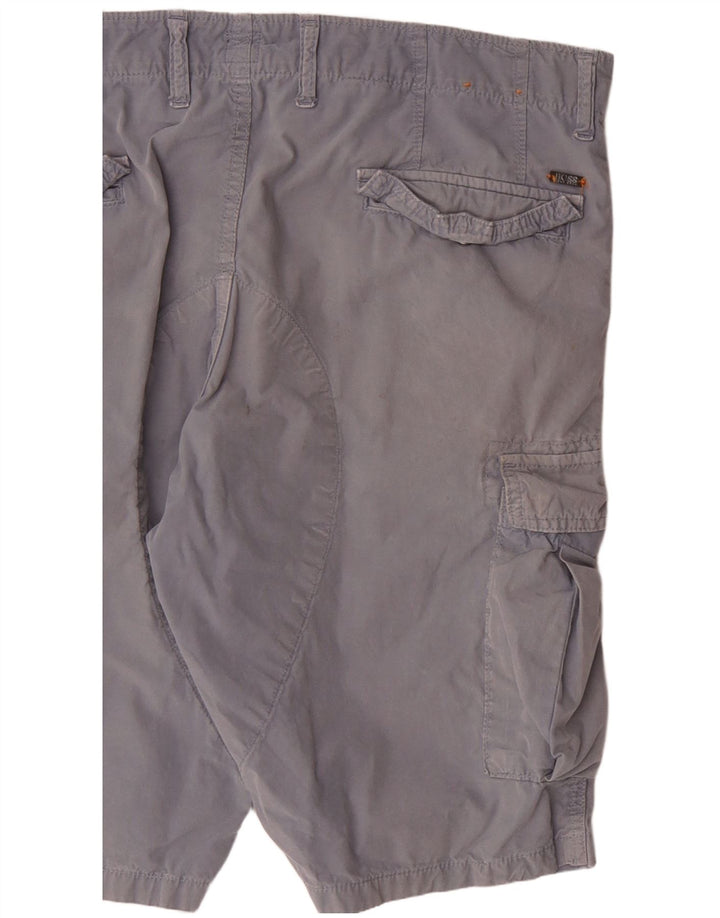 Pantaloncini cargo da uomo HUGO BOSS W38 XL Blu