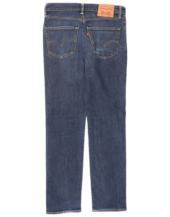 Levi's Uomo 511 Slim Jeans W32 L32 Cotone Blu Navy