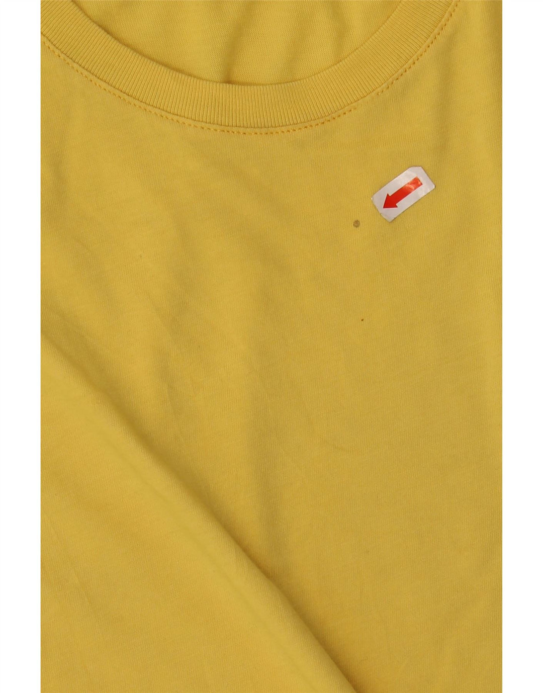 LACOSTE Mens Regular Fit T-Shirt Top Size 4 Medium Yellow Cotton
