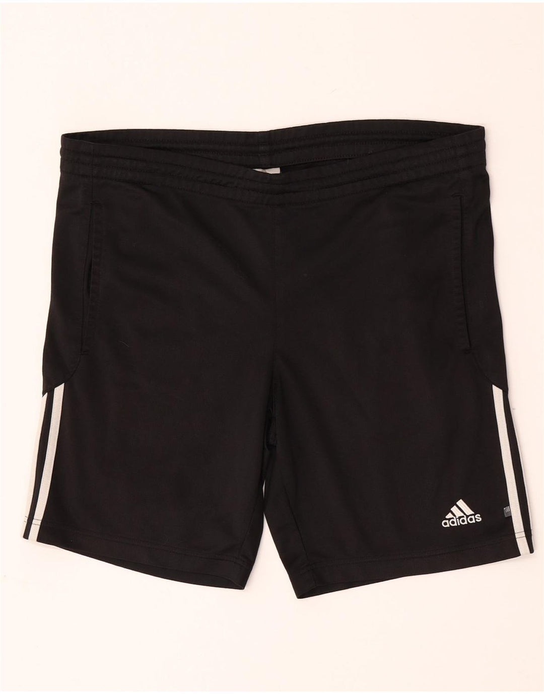 Pantaloncini sportivi Adidas da uomo medi neri