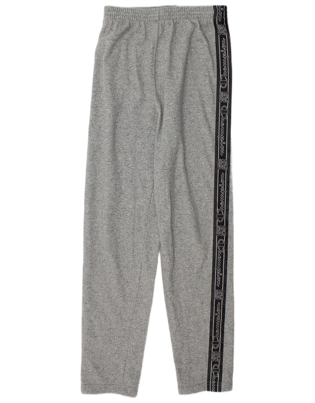 Tuta intera da uomo con grafica Champion, cotone chiazzato grigio medio