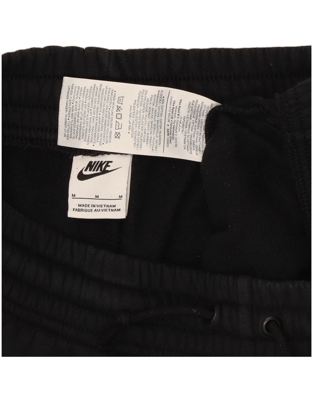 Pantaloni da tuta da uomo Nike Joggers medio cotone nero