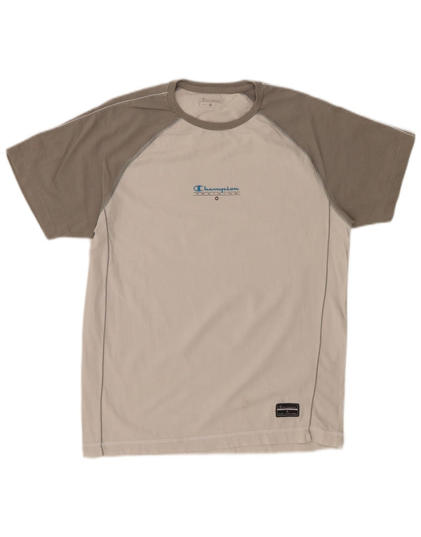 T-shirt da donna CHAMPION Top UK 14 Large White Colourblock