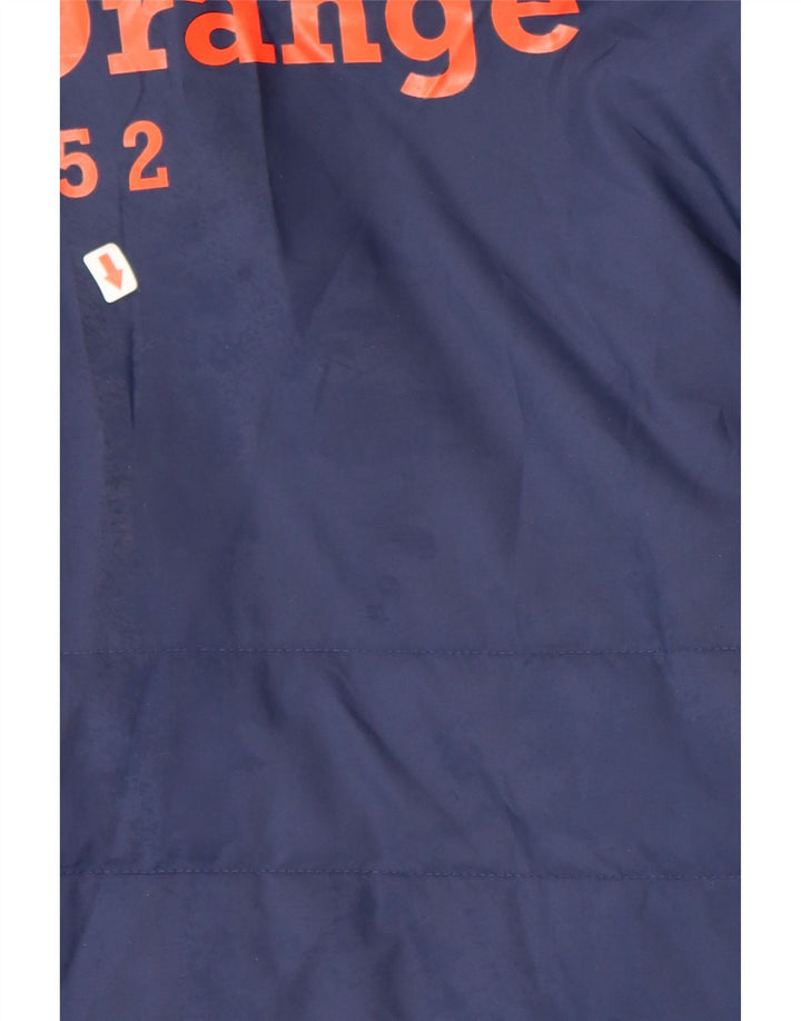 Giacca imbottita grafica Adidas da ragazzo 13-14 anni in poliestere blu navy