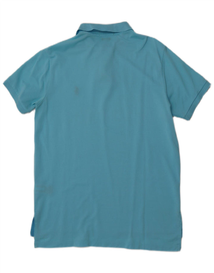 POLO RALPH LAUREN Polo da uomo su misura misura grande in cotone blu