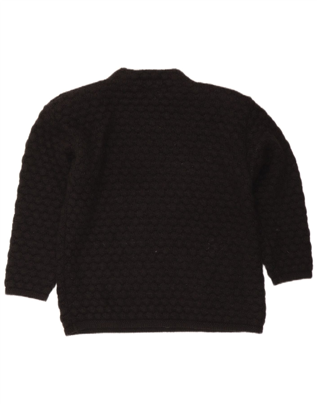 Maglione GEIGER da donna con collo alto e grafica EU 36 piccolo floreale nero