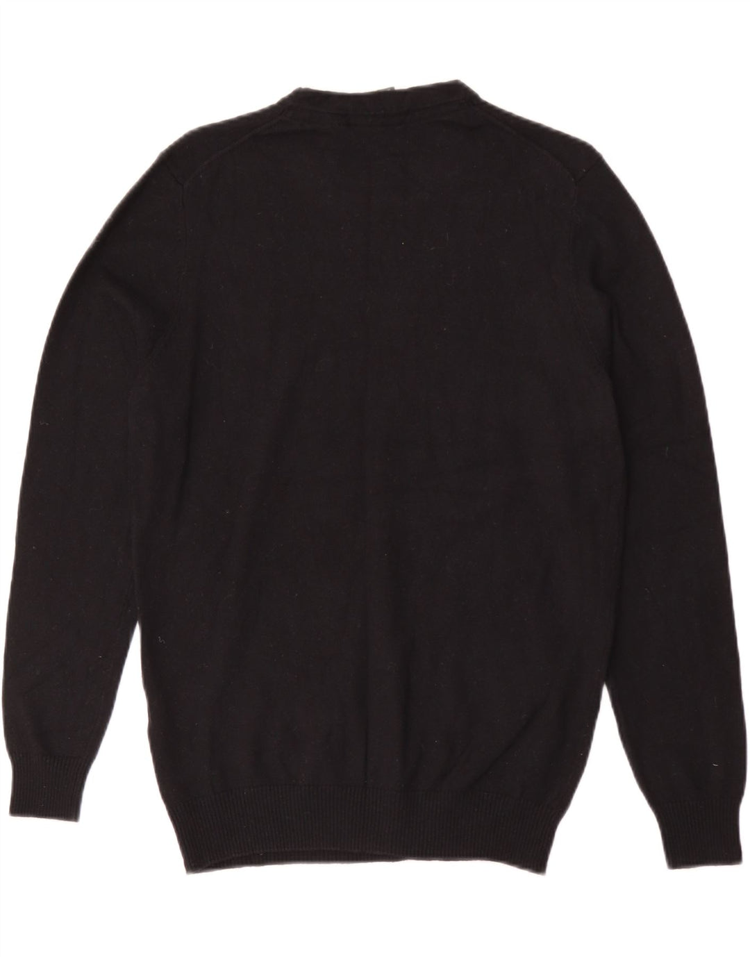 Lyle & Scott Maglione girocollo da uomo in cotone nero medio