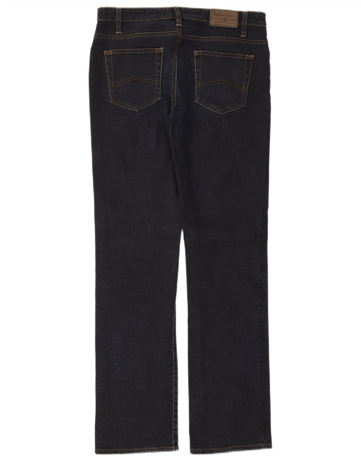 Jeans dritti da donna Marlboro Classics W33 L32 cotone blu navy