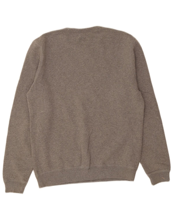 Felpa da uomo Jack Wills in cotone grigio medio