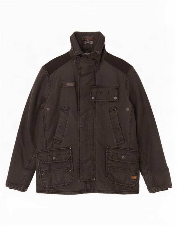 Giacca a vento da uomo G-Star UK 42 XL Cotone nero