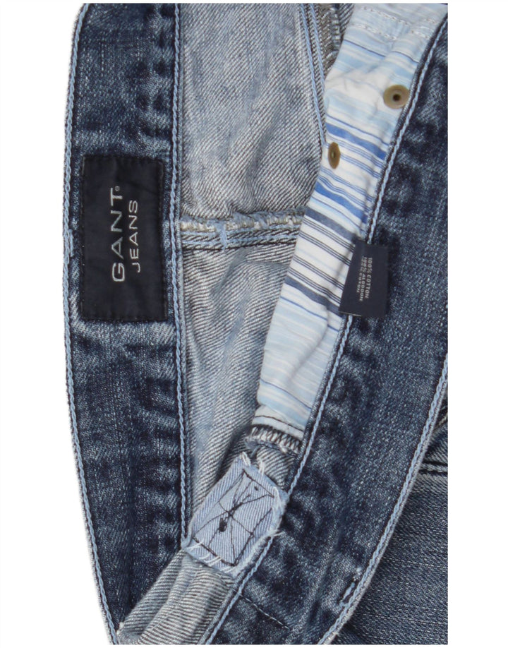 Jeans dritti da uomo Gant W40 L32 cotone blu