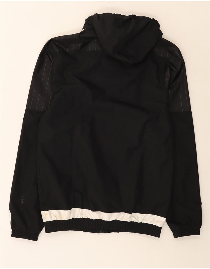 Giacca da ginnastica da uomo con cappuccio Adidas XS nera in poliestere
