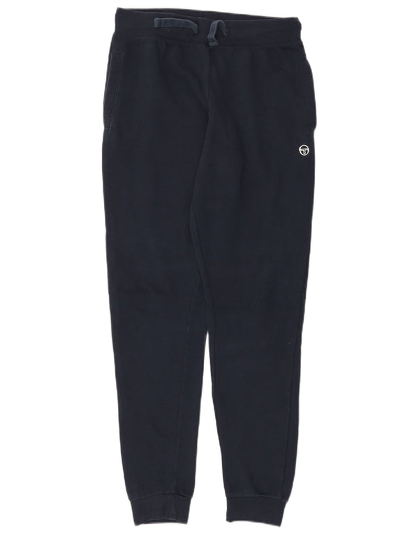 SERGIO TACCHINI Pantaloni da tuta da uomo Joggers medi in cotone blu navy
