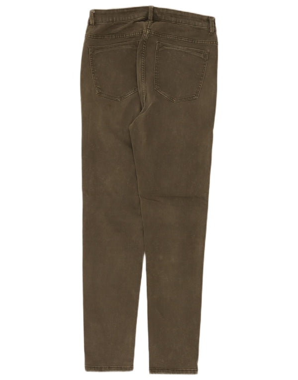 Zara Womens Skinny Jeans EU 42 Large W32 L28 Khaki
