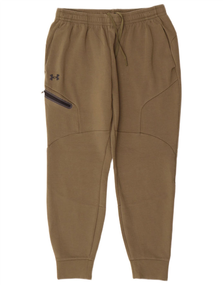 Pantaloni da tuta da uomo Under Armour Pantaloni da jogging Grandi Poliestere kaki