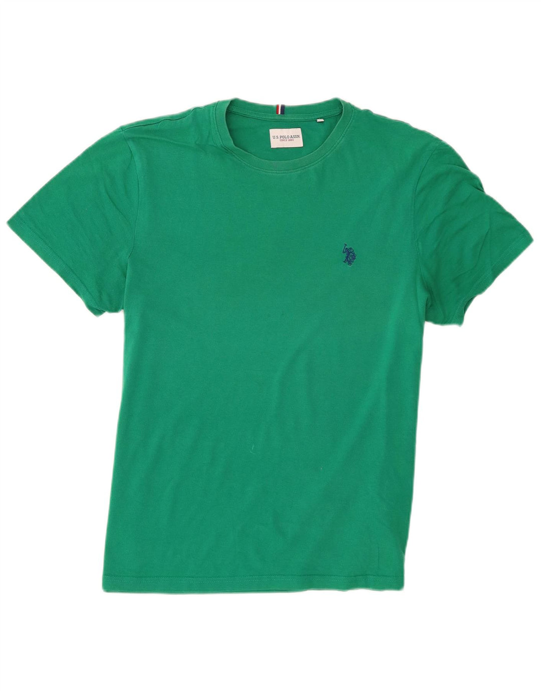 Polo Assn. T-shirt da uomo Top in cotone verde medio